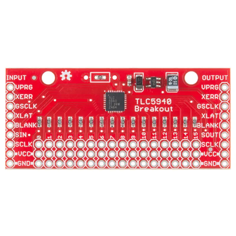 SparkFun LED ドライバ ブレイクアウト - TLC5940 (16チャンネル)