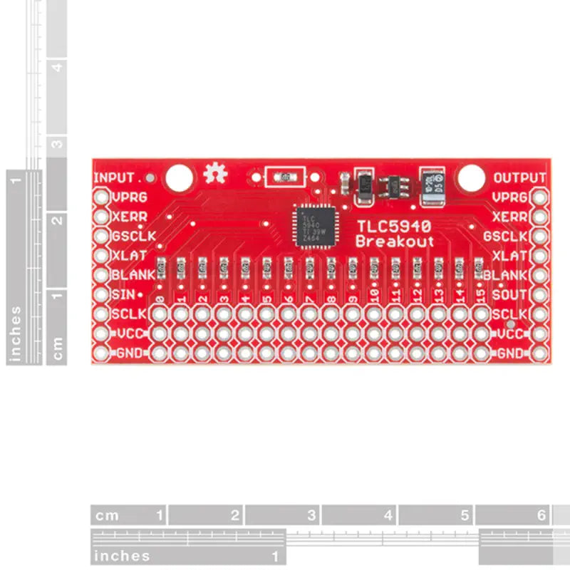 SparkFun LED ドライバ ブレイクアウト - TLC5940 (16チャンネル)
