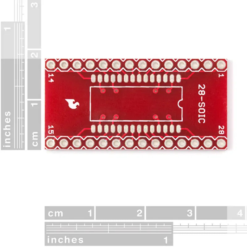 SparkFun SOIC～DIPアダプタ - 28 ピン
