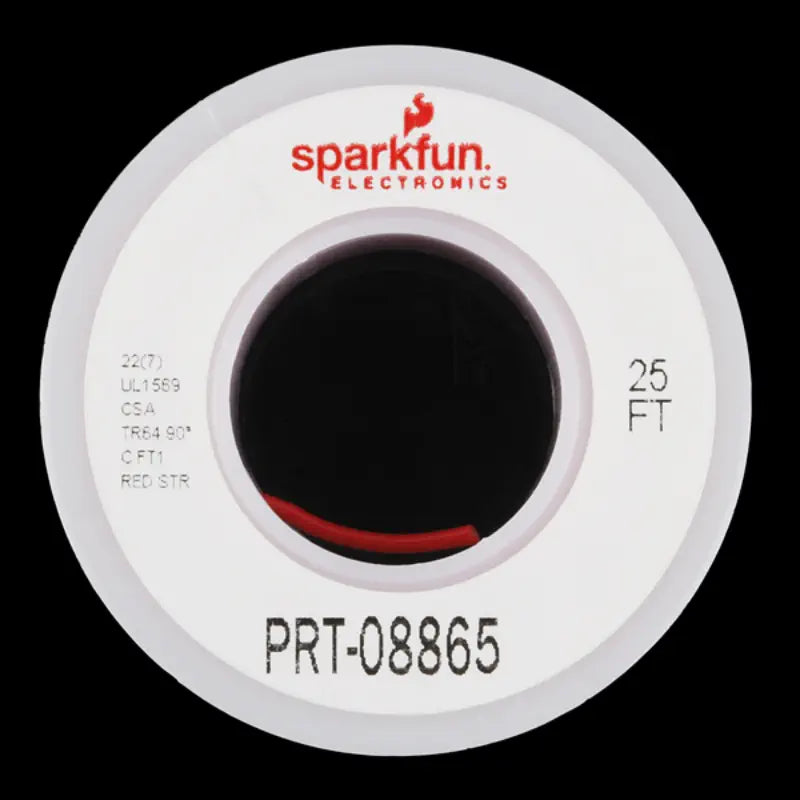 Sparkfun フックアップ撚線 - 赤 (22 AWG)