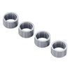 ServoCity スチール製スペーサ、内径12mm、外径15mm、長さ8mm (4個)