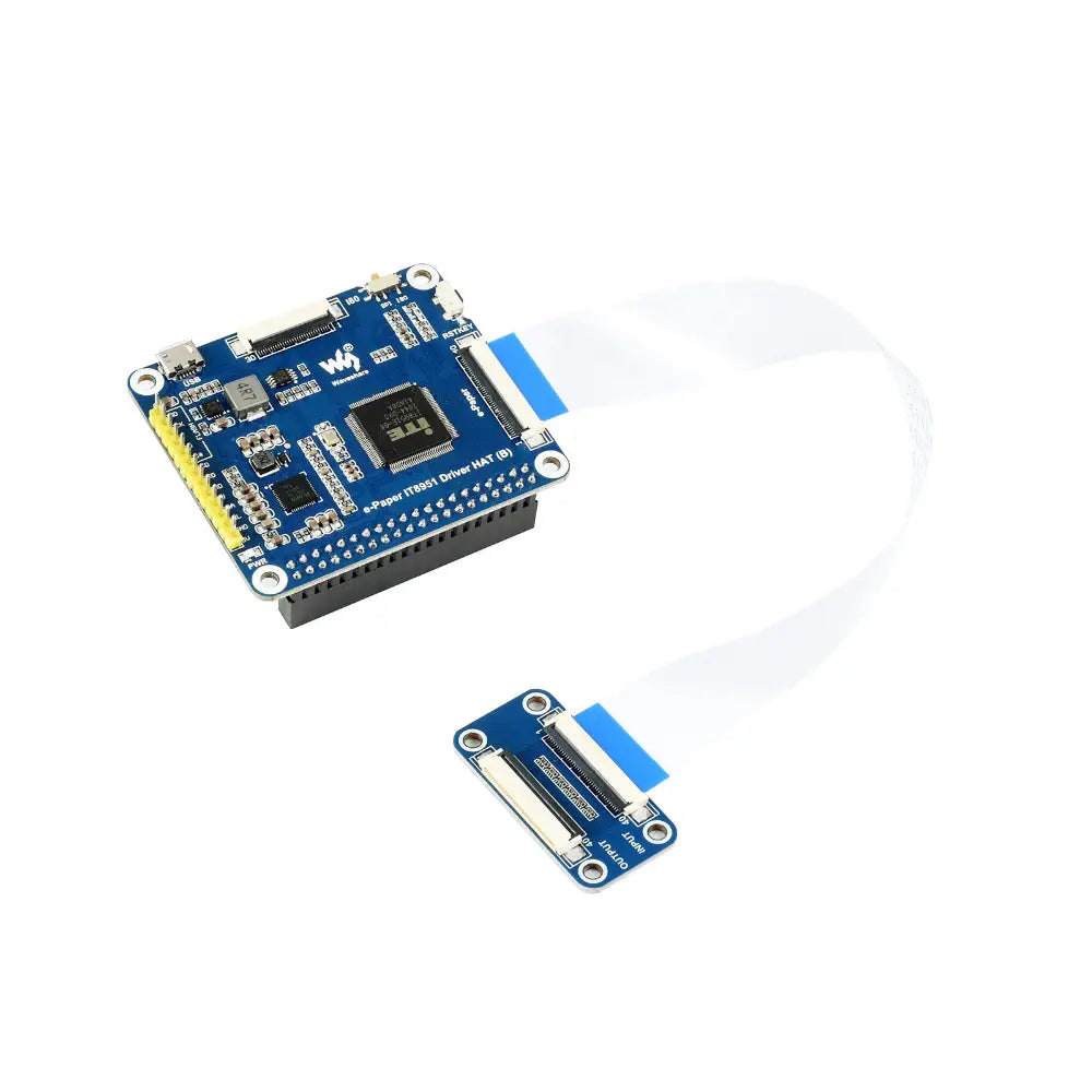 Waveshare 1872x1404、7.8 inch E-InkディスプレイHAT (Raspberry Pi用)