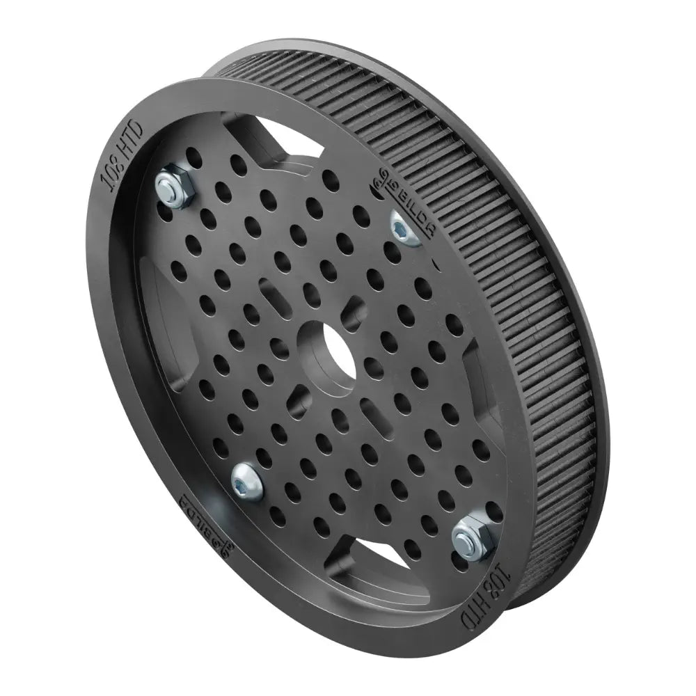 ServoCity 3402シリーズ 3mm HTDピッチ プラスチックハブマウント タイミングベルトプーリ (内径 14mm 、108T)