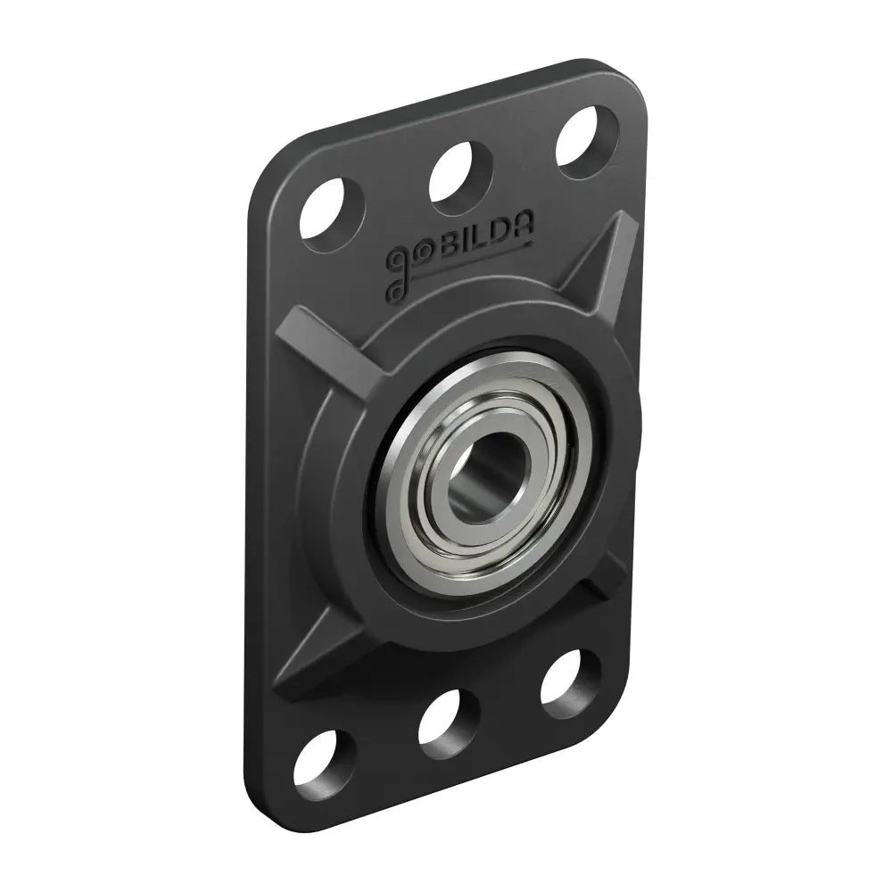 ServoCity 内径5mm フラットピローブロック (取付穴間隔 16mm x 32mm) - 2個パック