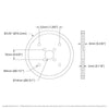 ServoCity 3 Inch (7.6cm) アクリル製 ディスクホイール (赤) - 2個