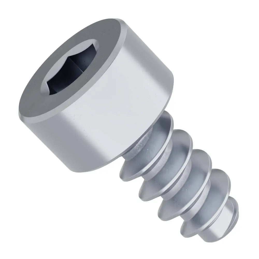 ServoCity ねじ山成形ソケットヘッドネジ (M4 x 長さ 8mm) - 25 個パック