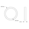 ServoCity 12mm IDスペーサー（外径15mm、長さ2mm） - 4個パック