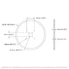 ServoCity 5 inch  (12.7cm) アクリルディスクホイール (白色) - 2個