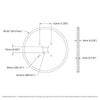 ServoCity 5 inch (12.7cm) アクリルディスクホイール (黒色) - 2個