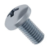 ServoCity M3 x 0.5mm 亜鉛メッキ なべ頭ネジ (長さ 6mm) - 6 個パック