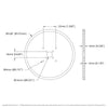 ServoCity 5 inch (12.7cm) アクリルディスクホイール (黄色) - 2個