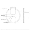 ServoCity 4 inch (10cm) アクリル製 ディスクホイール (黄色) - 2個
