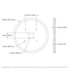 ServoCity 4 inch (10cm) アクリル製 ディスクホイール (赤色) - 2個