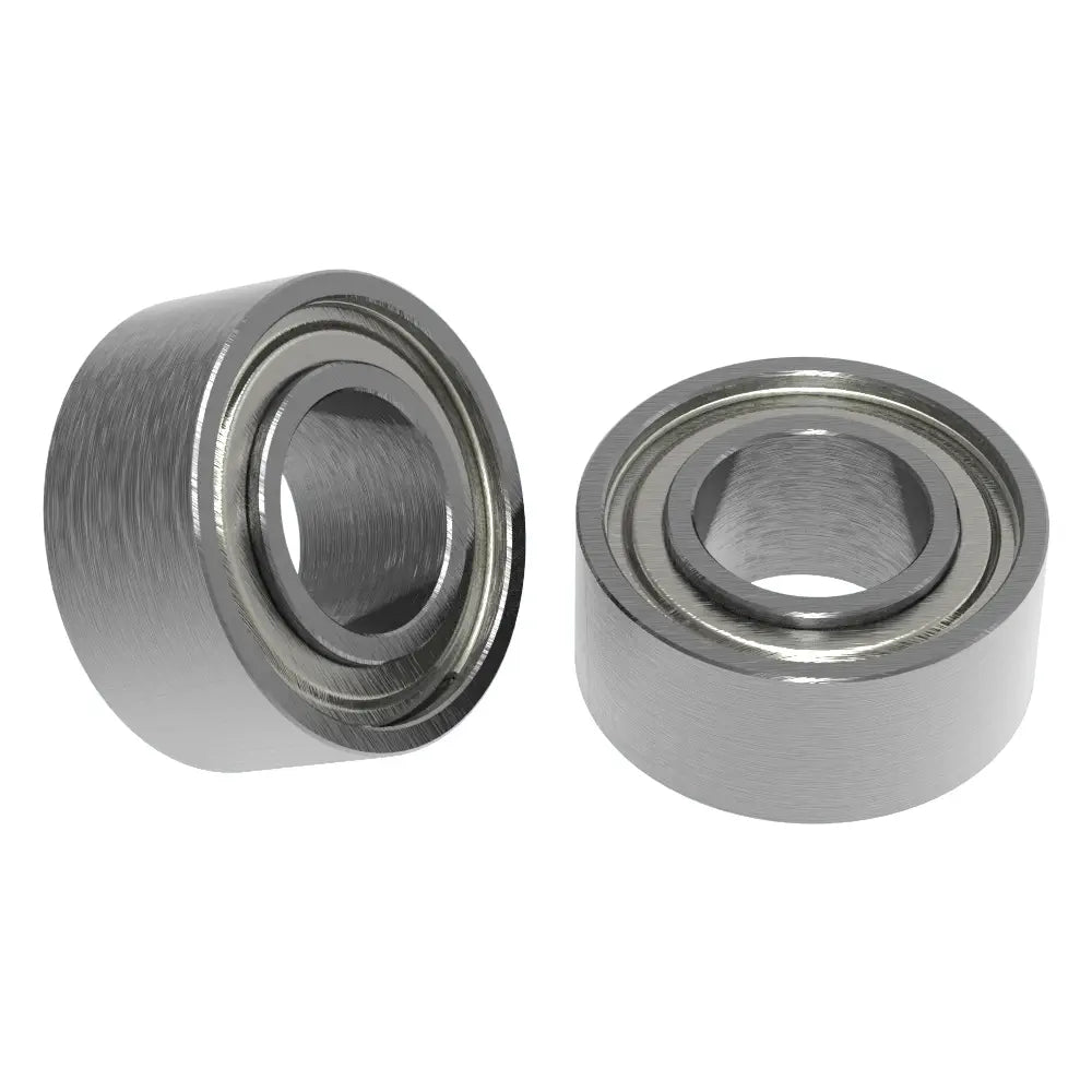 ServoCity 1/8" ID フランジなしボールベアリング (外径 1/4"、厚さ 7/64") - 2 パック