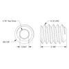 ServoCity 6-32 ステンレススチール製カップポイント止めネジ (長さ 4.8mm) - 6個パック