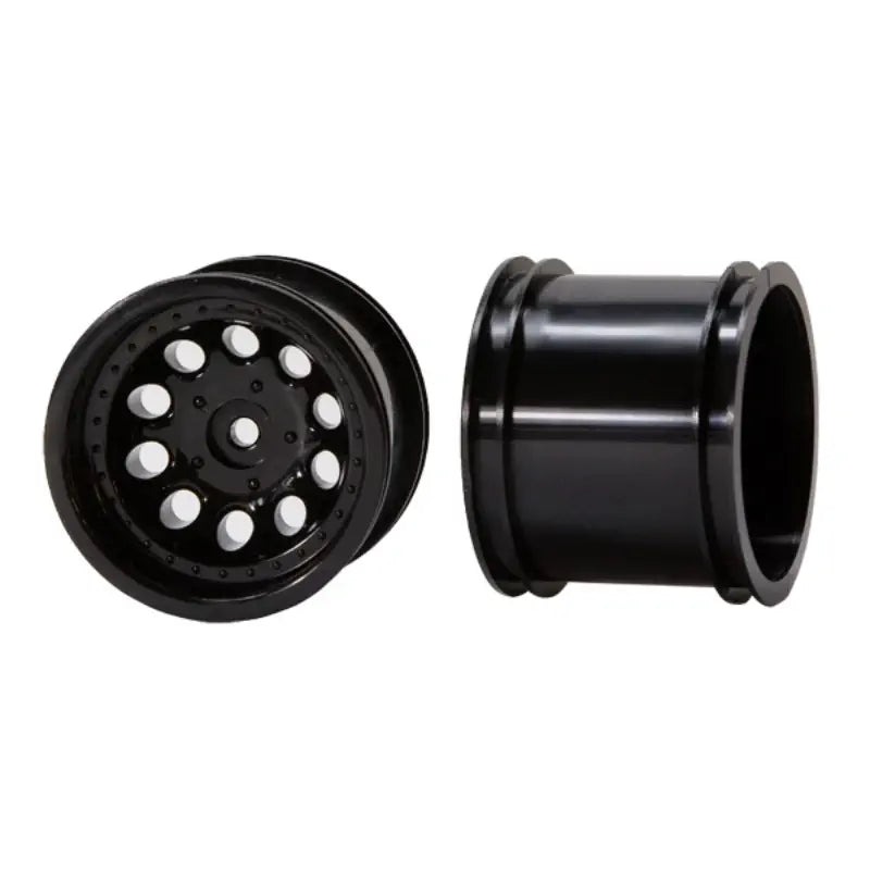 ServoCity 3605シリーズ ブラックリボルバリム (12mm 六角ドライブ、直径 56mm) - 2個パック