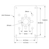 Basic Micro RoboClaw 2x15A, 2x30A, 2x45A 用 モータコントローラ取付金具