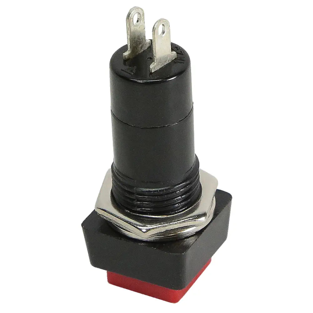 ServoCity モーメンタリ SPST スクエア プッシュ ボタン スイッチ (赤)