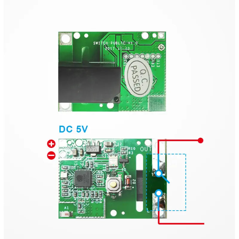 SONOFF RE5V1C – 5V Wifi インチング / セルフロック リレーモジュール (1個)