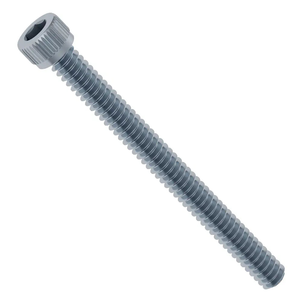 ServoCity 亜鉛メッキ鋼製六角ネジ (6-32 UNC 長さ1-1/2 inch (3.8cm)) - 25個