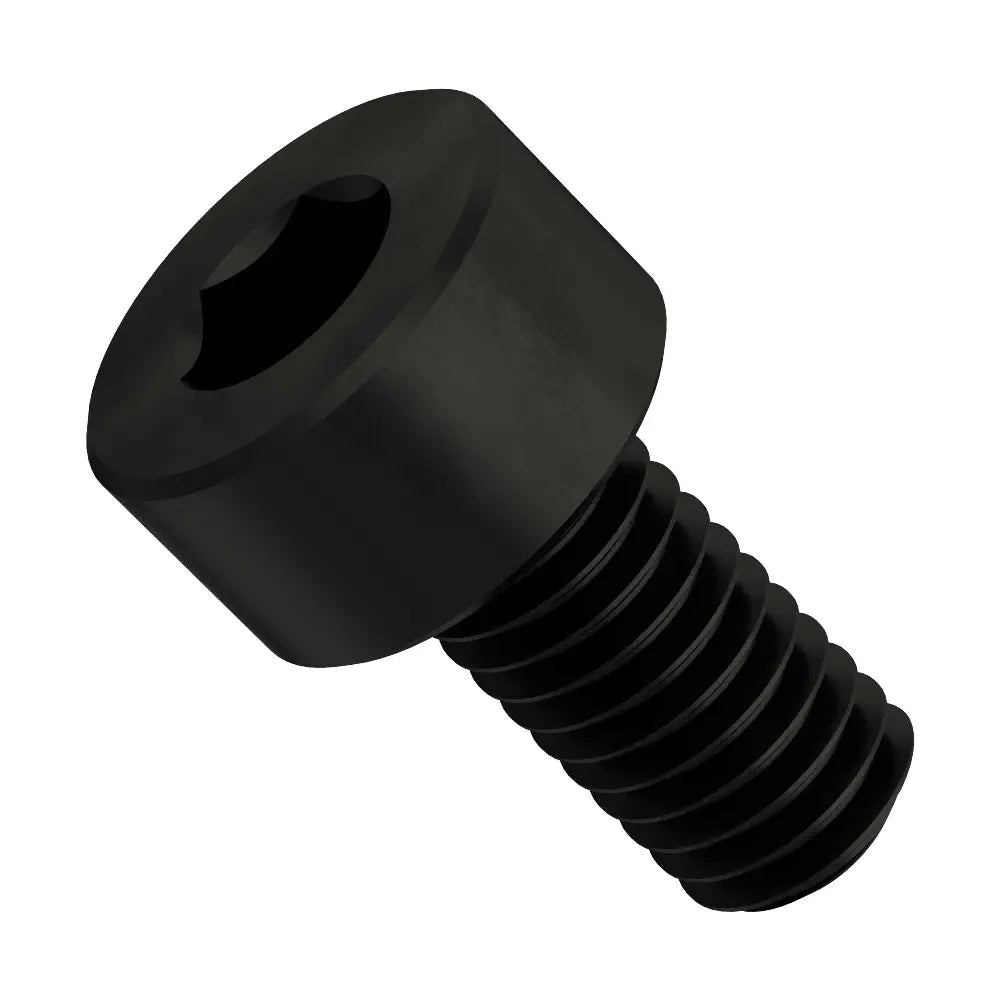ServoCity M2.6 x 0.45mm 黒色酸化被膜ソケットヘッドネジ (長さ 6mm) - 6 個パック
