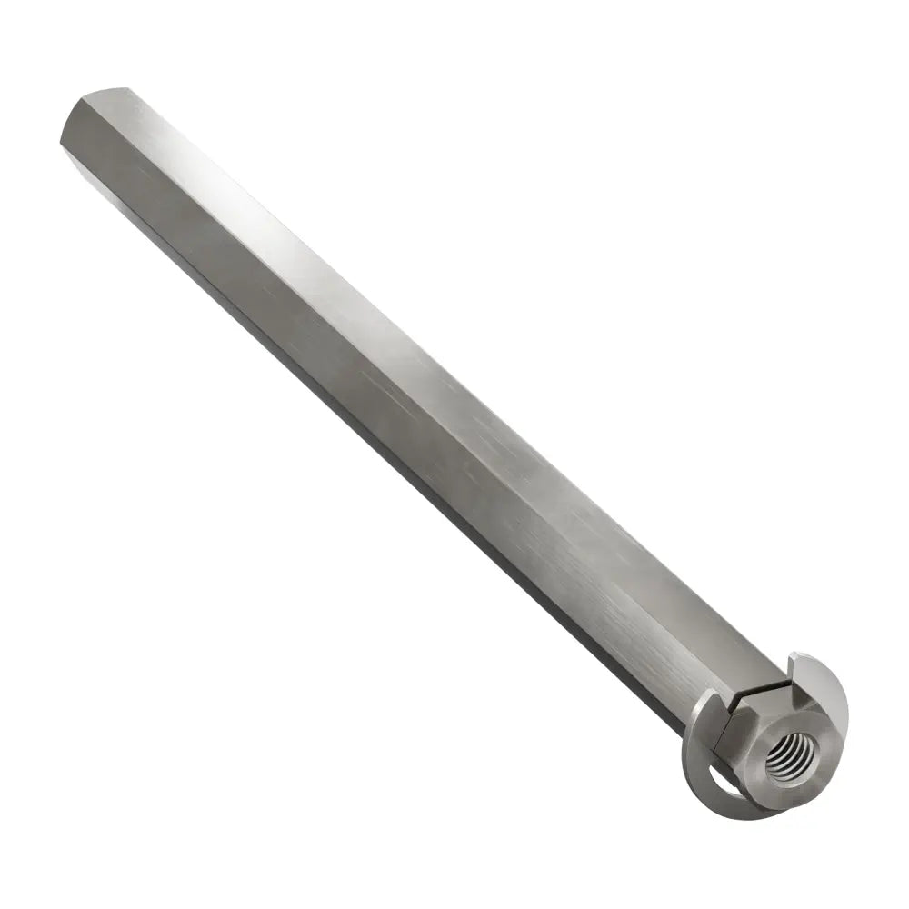 8mm REX™シャフト (E クリップ付き、ステンレススチール製、長さ 112mm)