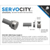 ServoCity 2920シリーズ スチール製 セットスクリューカラー (内径 8mm) - 2個