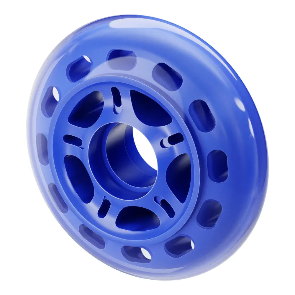 ServoCity インラインスケートホイール (ブルー、直径 76mm)