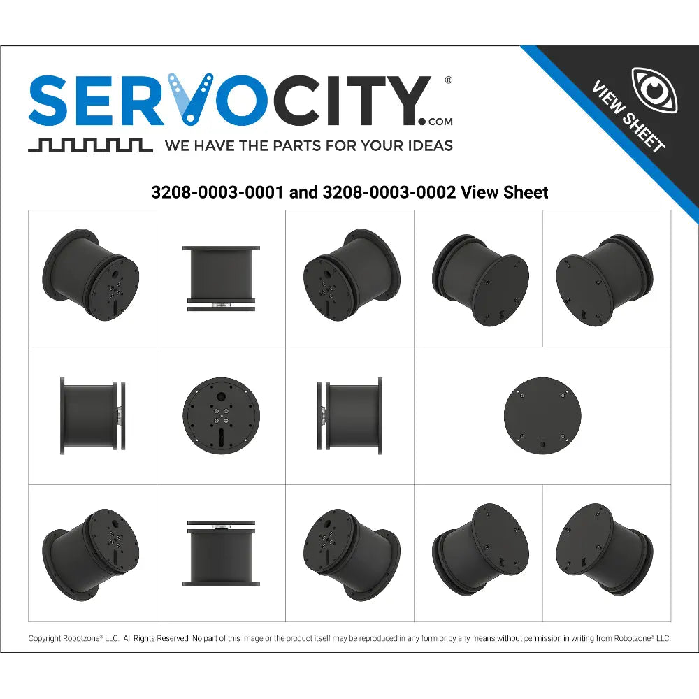 ServoCity サーボ駆動ベースパンキット (サーボなし)