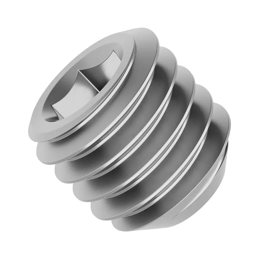 ServoCity 10-32 ステンレス鋼製 六角穴付き止めネジ (長さ 4.76mm) - 6 個パック
