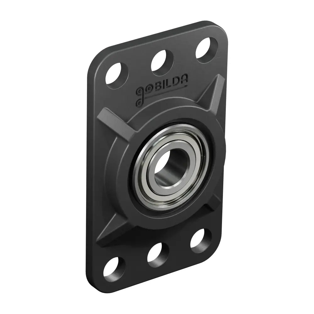 ServoCity フラットピローブロック (内径 6mm、取り付けパターン 16mm x 32mm) - 2個パック
