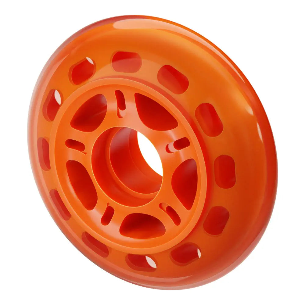 ServoCity インラインスケートホイール (オレンジ、直径 76mm)