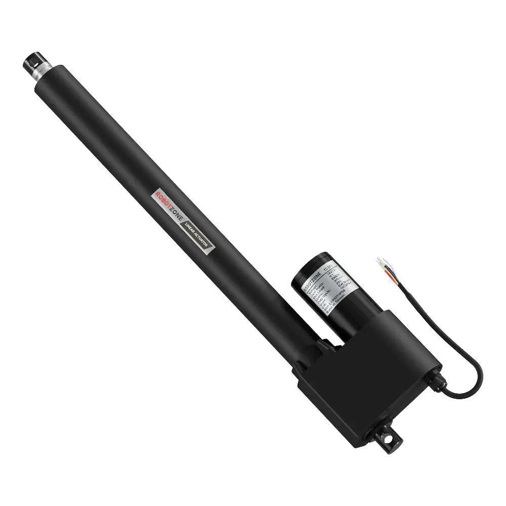 ServoCity 12V スーパーデューティリニアアクチュエータ (推力 254Kg、速度 66mm/s、ストローク 304.8mm)