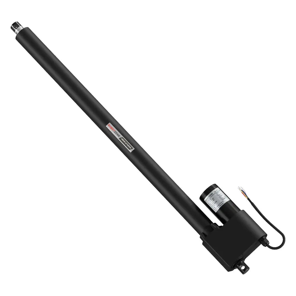 ServoCity 12V スーパーデューティリニアアクチュエータ (推力 254Kg、速度 66mm/s、ストローク 609.6mm)