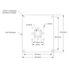 Basic Micro RoboClaw 2 x 60A用 モータコントローラマウント
