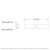 ServoCity PTFE ケーブルガイドチューブ (内径 2mm、外径 4mm、長さ 1m)