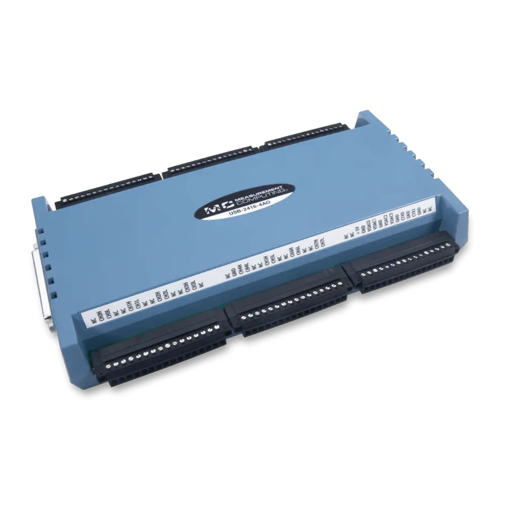 Digilent USB-2416-4AO 熱電対および電圧測定 USB DAQ