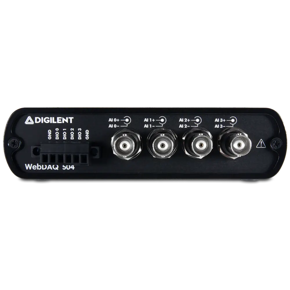 WebDAQ 504 インターネット対応振動/加速度データロガー (Digilent Build)