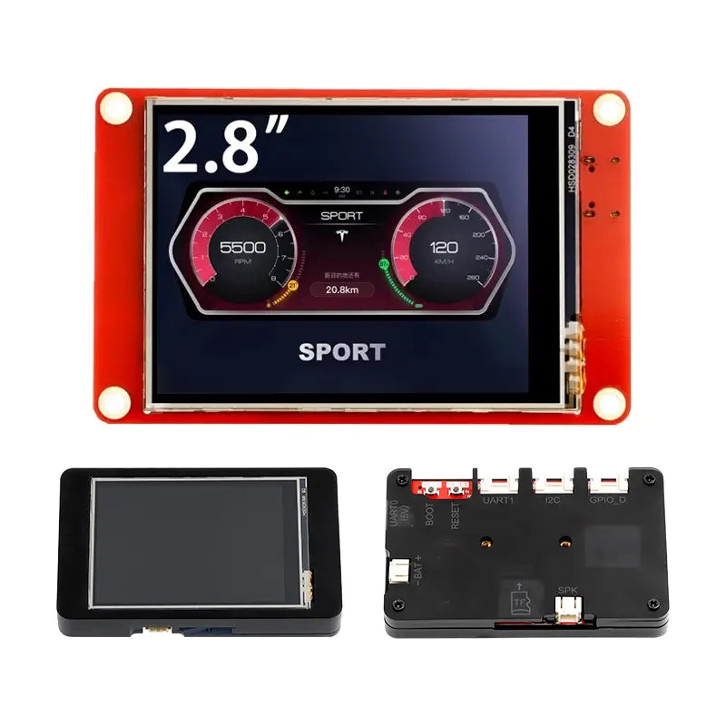 Elecrow CrowPanel 2.8 inch ESP32 HMI 320 x 240ディスプレイ SPI TFT LCDタッチスクリーン ケース付き