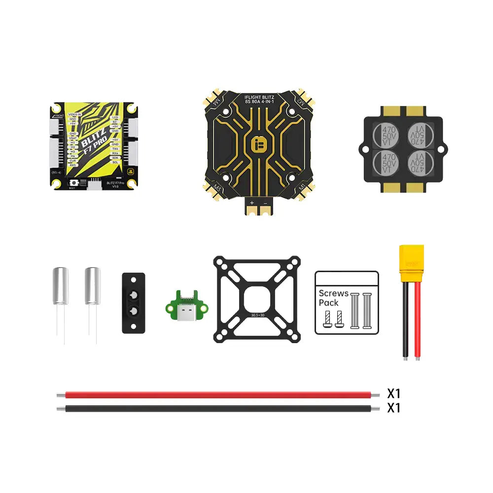 iFlight BLITZ E80 シングルCNC*4 + BLITZ F7 Pro V1.1 (X4)