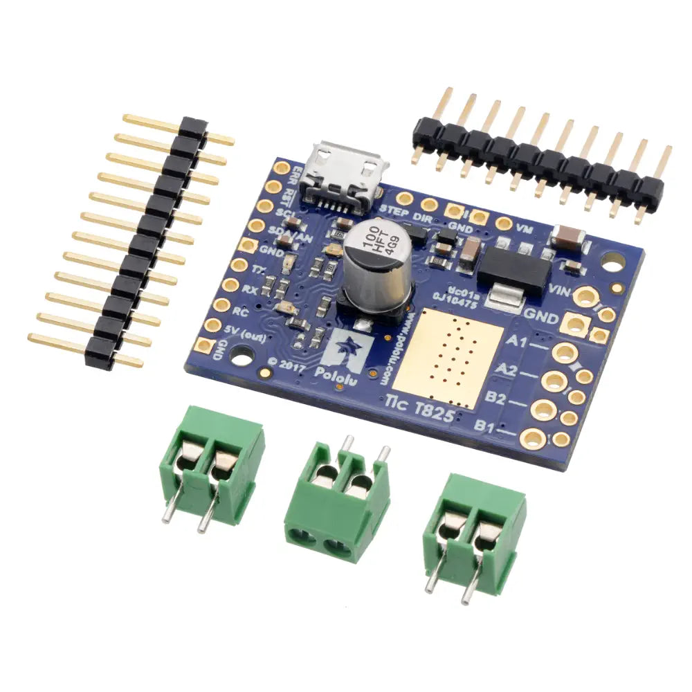 Tic T825 USB マルチインターフェース ステッピング モーター コントローラー