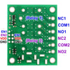 Pololu ベーシック 2 チャンネル SPDT リレー キャリア (5VDC リレー付き) (部分キット)