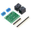 Pololu ベーシック 2 チャンネル SPDT リレー キャリア (12VDC リレー付き) (組み立て済み)