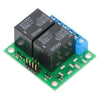 Pololu ベーシック 2 チャンネル SPDT リレー キャリア (12VDC リレー付き) (組み立て済み)