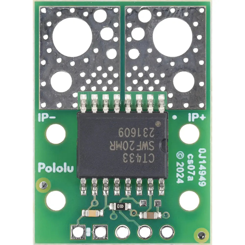 Pololu CT433-HSWF20MR TMR 電流センサー コンパクト キャリア -20a ～ +20A、3.3V