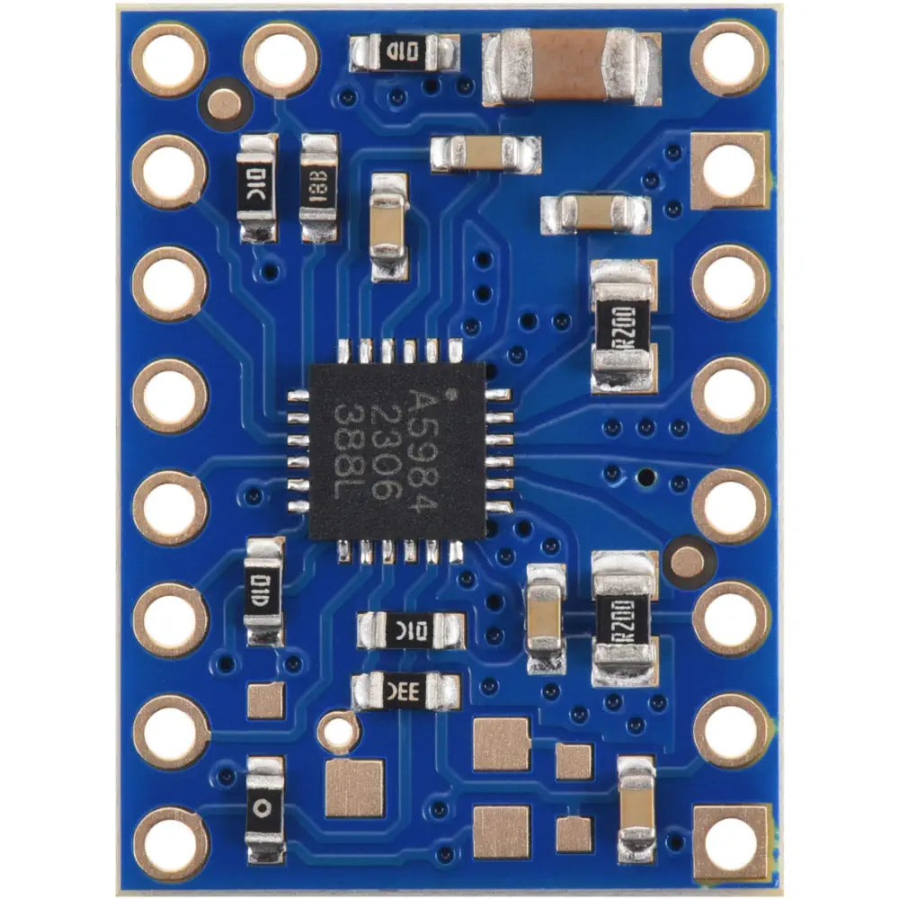 Pololu A5984 ステッピング モーター ドライバー キャリア、固定 1A@5V / 660mA@3.3V、ブルー エディション
