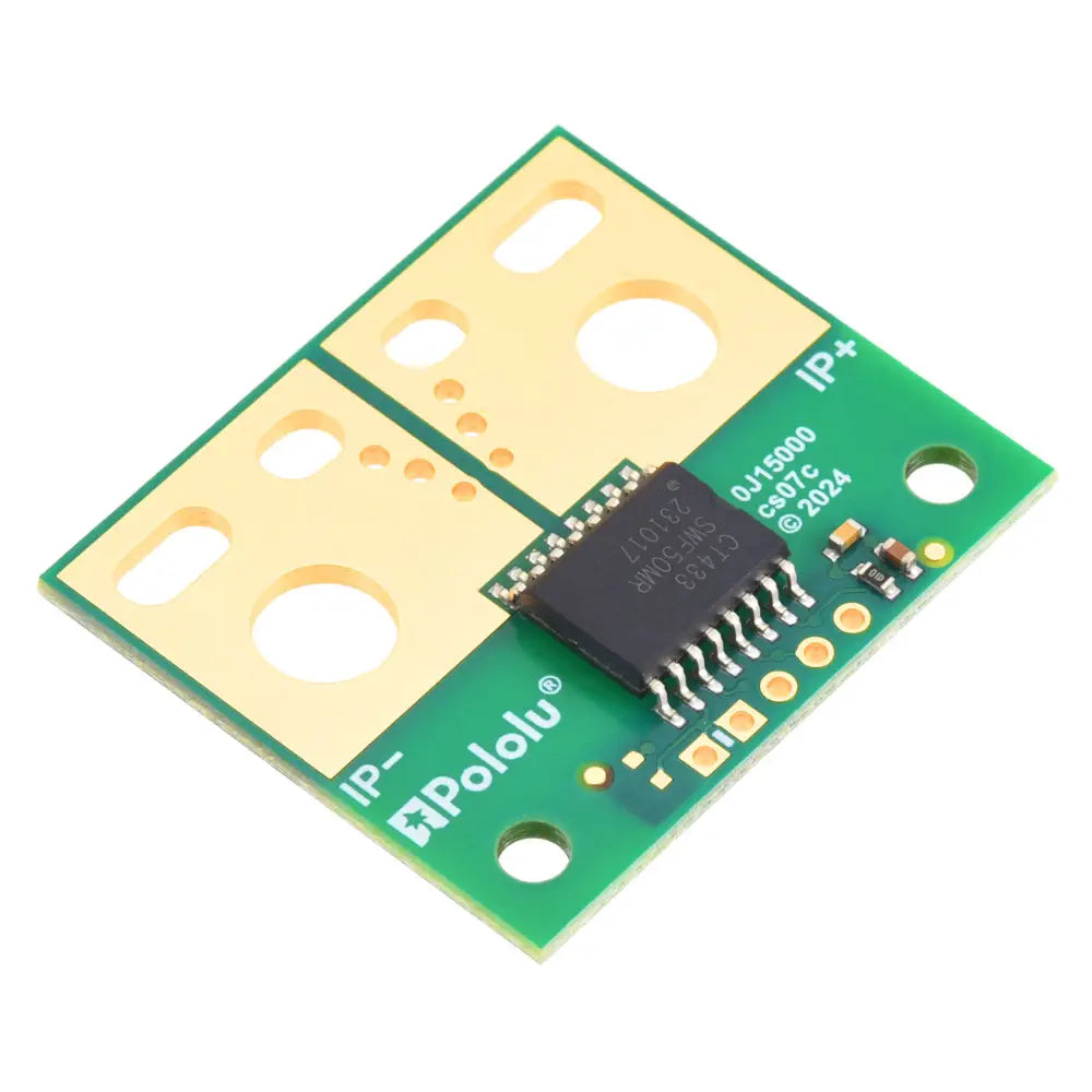 Pololu CT433-HSWF50MR TMR 電流センサー 大型キャリア -50A ～ +50A、3.3V