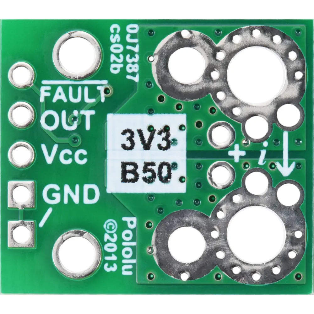 Pololu ACS71240KEXBLT-050B3 電流センサーキャリア -50A ～ +50A、3.3V