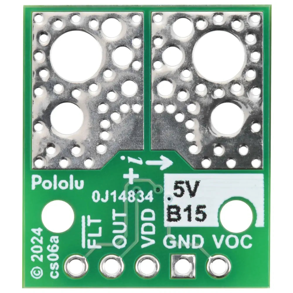 Pololu ACS37220LEZATR-150B5 電流センサー コンパクトキャリア -150A ～ +150A、5V