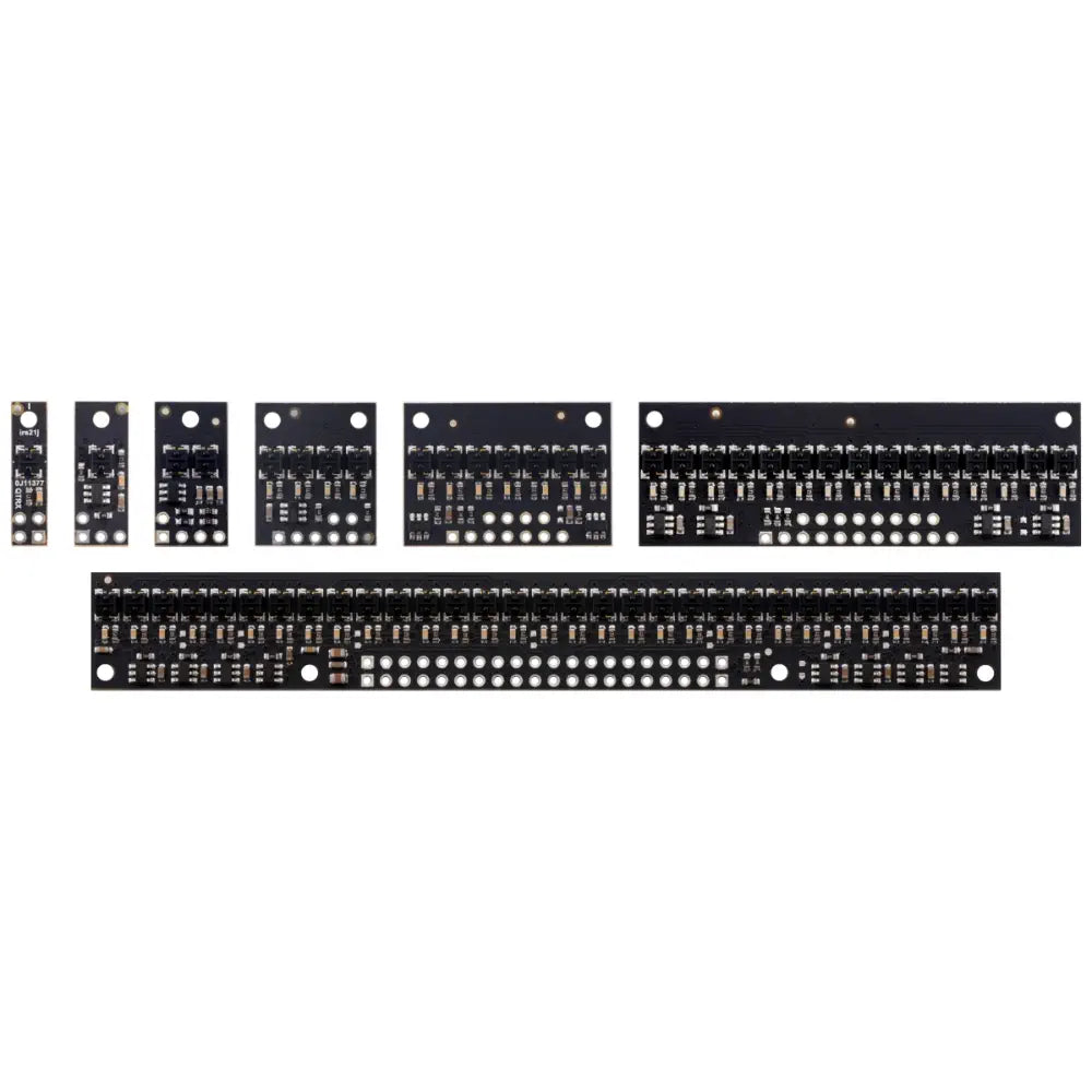 Pololu QTRX-HD-25A 反射率センサーアレイ: 25 チャンネル、4mm ピッチ、アナログ出力、低電流